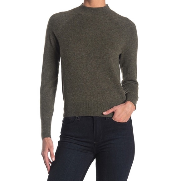 Everlane The Cashmere Raglan Mockneck Sweater - Picture 2 of 5